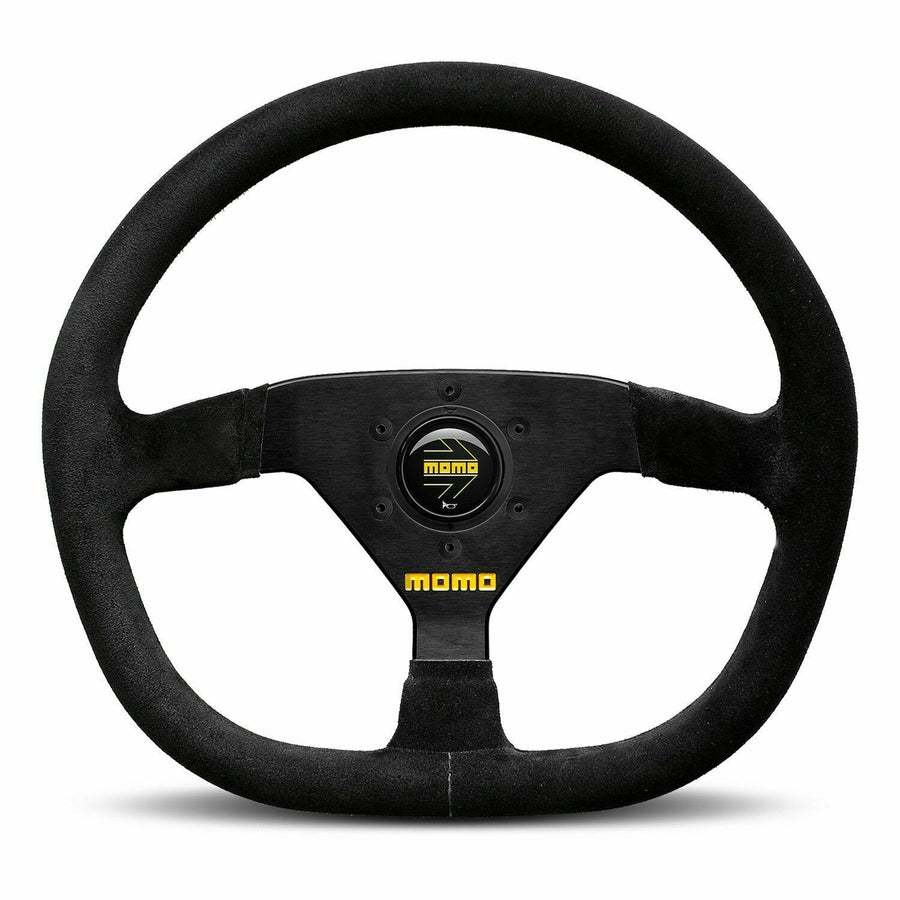 MOMO MOD 88 Black Suede 350mm Steering Wheel