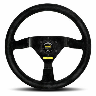 MOMO MOD 69 Black Suede 350mm Steering Wheel - 11111693521L