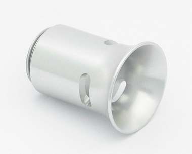 GFB Whistling Trumpet for GFB Response/Deceptor Pro BOV Black - Suits High Boost