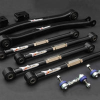 Hardrace PILLOW BALL REAR ADJUSTABLE ARM SET BLACK (TRAILING/LATERAL) SUBARU IMPREZA WRX GC/GF/GM 92-00, GD/GG 01-06, STI GV/GF/GM 92-00, STI GD/GG 01-06, FORE