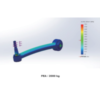 HARDRACE REAR TOE CONTROL ARM-ADJUSTABLE MITSUBISHI, LANCER EVO, CN9A, CP9A, CT9A, CZ4A