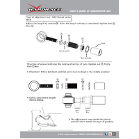 HARDRACE REAR LOWER CONTROL ARM-ADJUSTABLE MITSUBISHI, LANCER EVO, CN9A, CP9A, CT9A