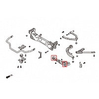 HARDRACE FRONT LOWER ARM BUSHING NISSAN, FAIRLADY Z, G SERIES, G35 (V35), Z33 02-08