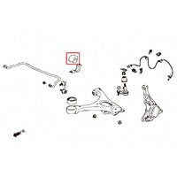 HARDRACE FRONT SWAY BAR BUSHING HONDA, CIVIC, FD