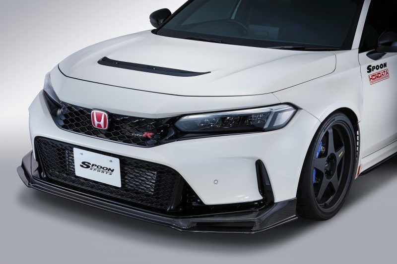 SPOON SPORTS FRONT CARBON LIP SPOILER (STREET) 11TH GEN CIVIC TYPE R FL5