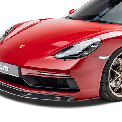 Pre Pregged Carbon Fiber Front Lip for Porsche 718 Cayman/Boxster GTS,GTS 4.0 2017-2025