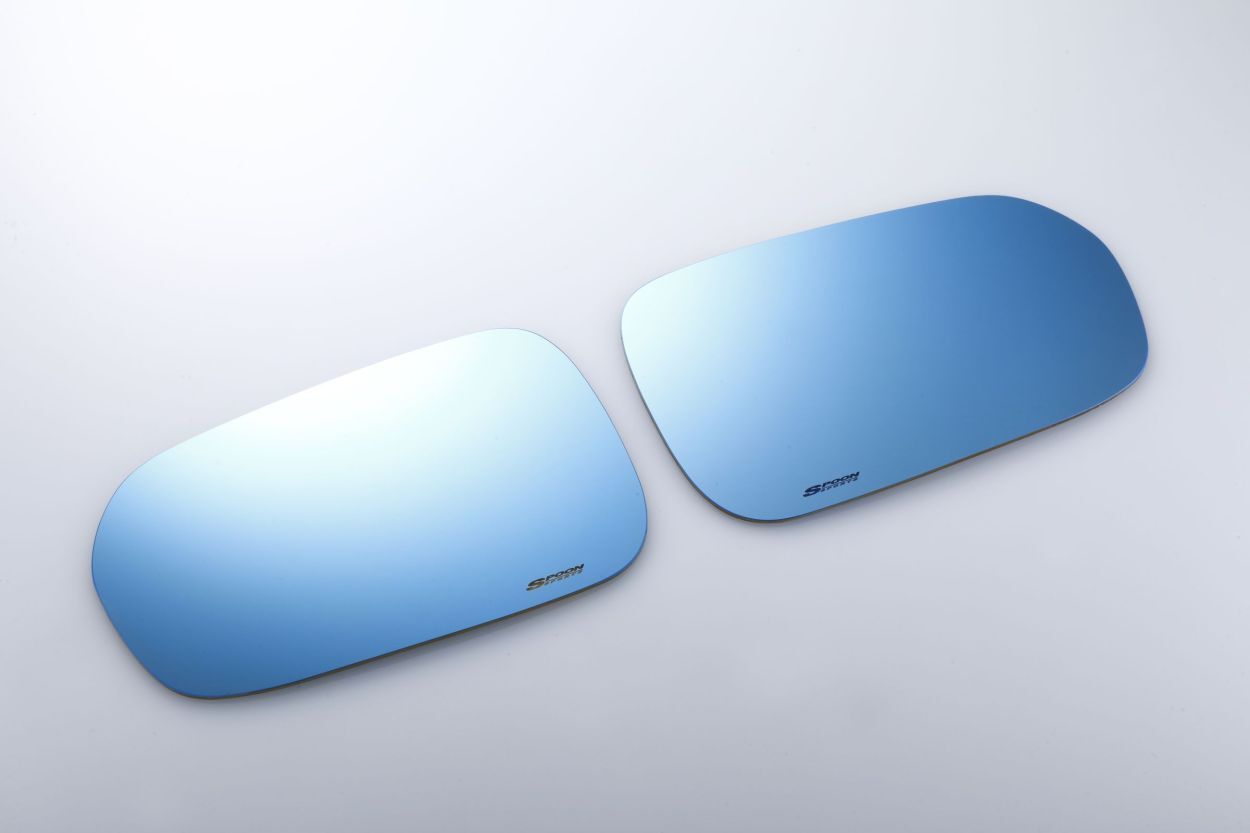 SPOON SPORTS BLUE WIDE DOOR MIRROR JAZZ GK6