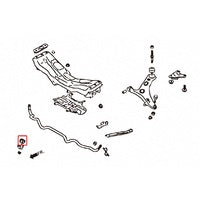 HARDRACE REINFORCED SWAY BAR BUSHING SUBARU, IMPREZA, LEGACY, SG 03-08, STI GD/GG 01-06, WRX GD/GG 01-06, 3R