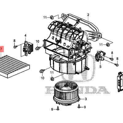 HONDA Genuine CABIN AIR FILTER N-BOX JF3 JF4 80292-TTA-941