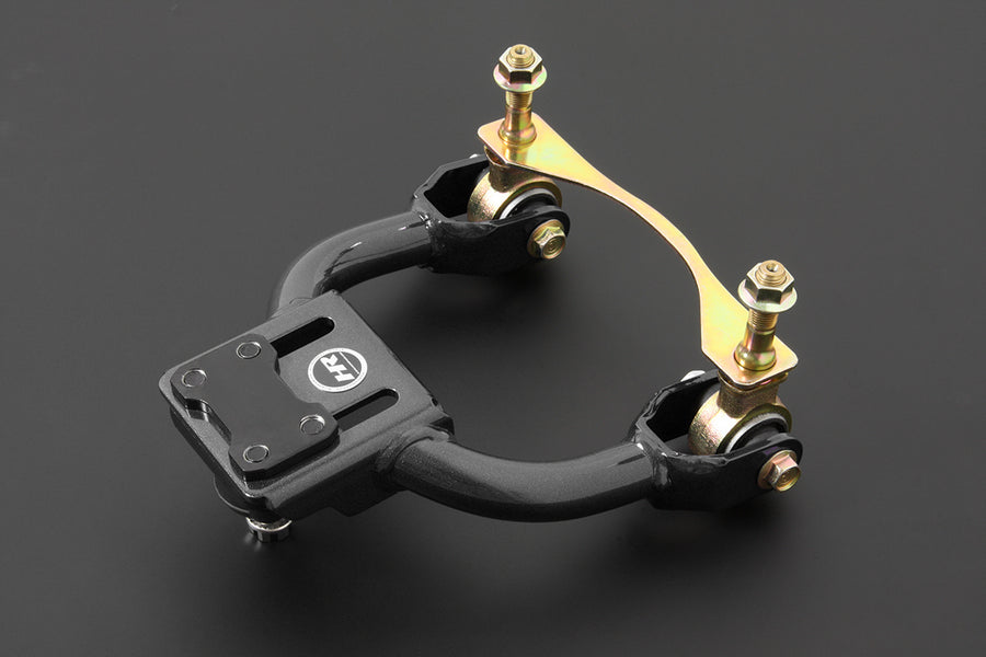 Hardrace HARDENED RUBBER FRONT CAMBER KIT BLACK UPPER ARM HONDA EG CIVIC 92-95, INTEGRA DC2 94-01, DEL SOL EG1/2