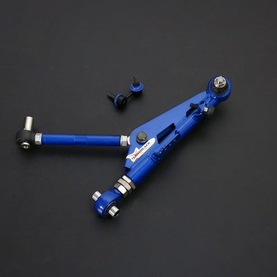 FRONT ADJUSTABLE LOWER CONTROL ARM+SWAY BAR LINK V2, MINIMUM +25MM EXTEND NISSAN, 180SX, SILVIA, S13