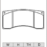 DIXCEL Brake Pads – Alcon CAR49 / TA4+, CRB343 / 332, CAR23 (16mm)