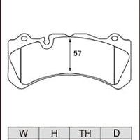 DIXCEL Front Brake Pads – Volvo S60 / V60 Polestar (P3) – Brembo 6-Pot