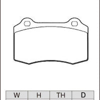 DIXCEL Rear Brake Pads – Commodore (VF) / Falcon (FG/FGX) / Camaro (Gen 5) / SRT (LX/WK2) – Brembo