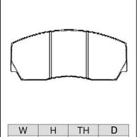 DIXCEL Brake Pads – Brembo Pista 4-Piston / AP Racing CP3307 / CP3720 / CP5000 / CP5040 / CP5200