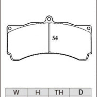 DIXCEL Brake Pads – Alcon CAR89 / CR6420, AP Racing CP9668 (25mm / D54)