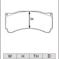 DIXCEL Brake Pads – Brembo Pista / Alcon CAR89 / Alcon TA6+ / AP CP9660 (18mm)