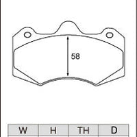 DIXCEL Brake Pads – HSV VE/VF with AP Racing CP7040 (4-Piston D58)