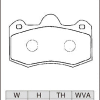 DIXCEL Front Brake Pads – Lotus Evora / Exige / McLaren MP4-12C / Morgan Aero / Noble M12