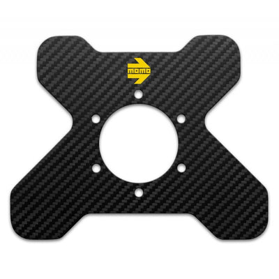MOMO Carbon Fibre Plate – 4 Button for Steering Wheels