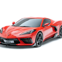 Corvette C8 Prepreg Carbon Fiber Front Lip - ADRO 