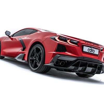 Corvette C8 Prepreg Carbon Fiber Rear Diffuser - ADRO 