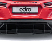 Corvette C8 Prepreg Carbon Fiber Rear Diffuser - ADRO 
