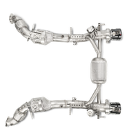 Akrapovic Link Pipe Set w Cat (SS) for Ferrari 488 GTB