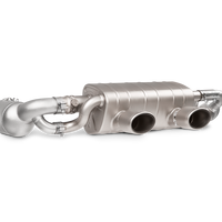 Akrapovic Link Pipe Set w Cat (SS) for 991.2 Carrera