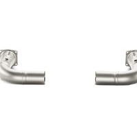 Akrapovic Link Pipe Set w/o Cat (Titanium) for Porsche 911 Turbo/Turbo S (991)
