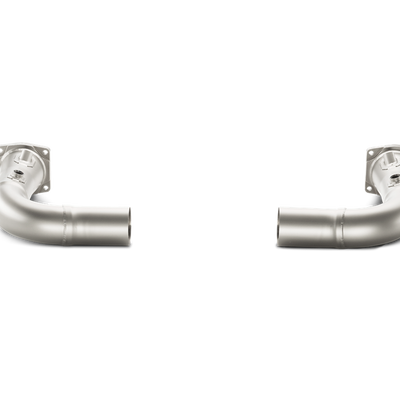 Akrapovic Link Pipe Set w/o Cat (Titanium) for Porsche 911 Turbo/Turbo S (991)