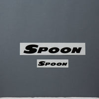 SPOON SPORTS TEAM STICKER, BLACK [200/100mm]