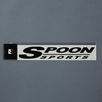SPOON SPORTS LOGO STICKER, BLACK