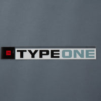 TYPE ONE LOGO STICKER