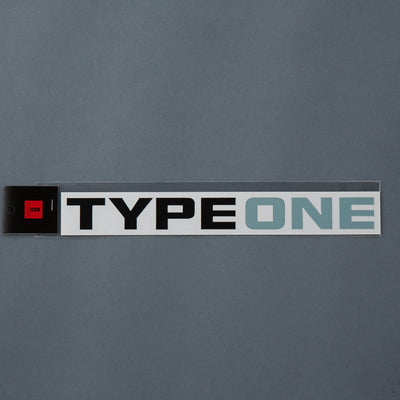 TYPE ONE LOGO STICKER