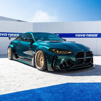 BMW G80 G81 M3/G82 G83 M4 Front Bumper Dry Carbon Fiber Grille & Duct Vents for ADRO Front Bumper 2020+