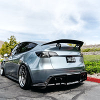 Tesla Model Y Dry Carbon Fiber AT-S Swan Neck Wing 2022+