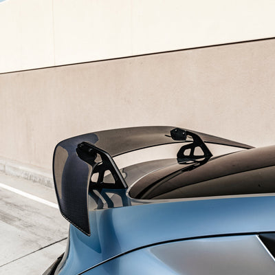 Tesla Model Y Dry Carbon Fiber AT-S Swan Neck Wing 2022+