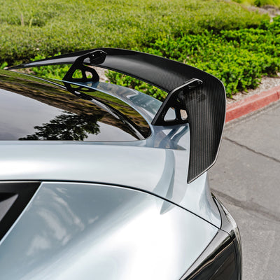 Tesla Model Y Dry Carbon Fiber AT-S Swan Neck Wing 2022+