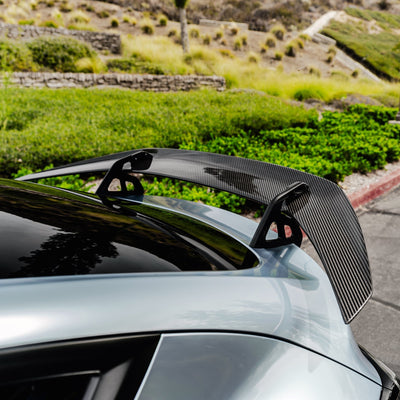 Tesla Model Y Dry Carbon Fiber AT-S Swan Neck Wing 2022+