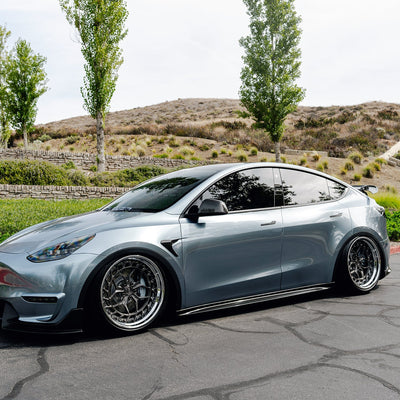 Tesla Model Y Dry Carbon Fiber AT-S Swan Neck Wing 2022+