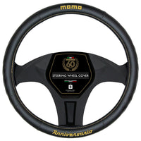 MOMO Anniversario Steering Wheel Cover Black/Gold (M)
