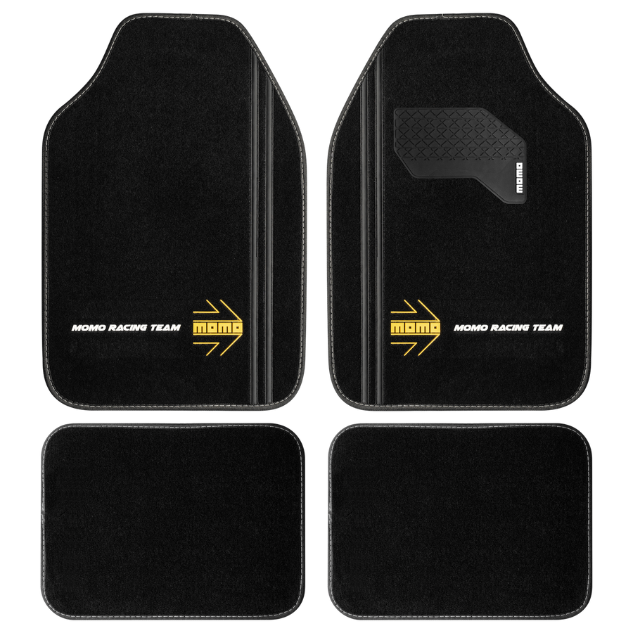 MOMO Sport Floor Mats Black (Set of 4)