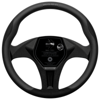 MOMO Comfort Microfibre Black Edition Steering Wheel Cover (M)