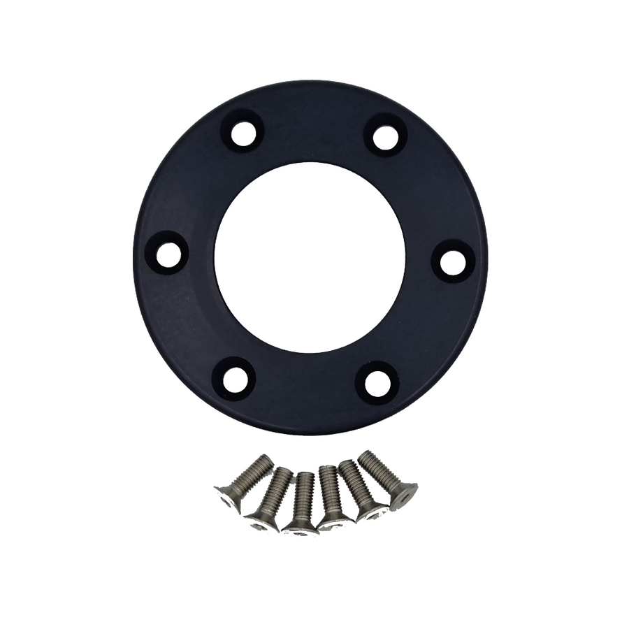 MOMO Competition Black Center Ring – Flat Top