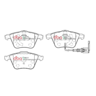 Hawk Performance Ceramic Front Brake Pads