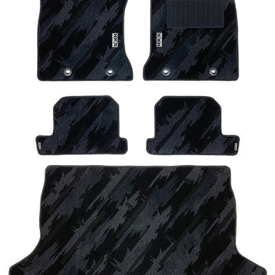 HKS FLOOR AND LUGGAGE MATS OCT RHD SET OF 5 FOR TOYOTA GR86 ZN8 SUBARU BRZ ZD8