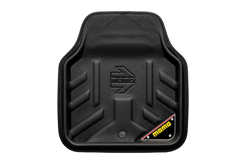 MOMO Drive Preformed Floor Mat Black/Carbon Single