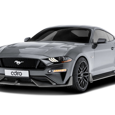 Ford Mustang Carbon Fiber Front Lip - ADRO 