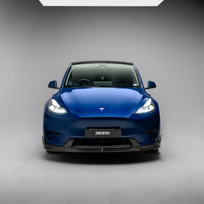 Tesla Model Y V2 Carbon Fiber Front Lip 2022+